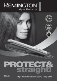 High protection ceramic 230ÂºC straightener - Remington UK
