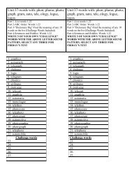 Unit 37-words with: phon, phono, photo, graph, gram, auto, tele ...