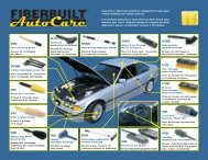 AutoCare Sell Sheet - Fiberbuilt