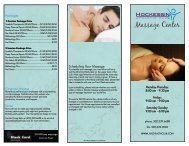 Massage Center - Hockessin Athletic Club