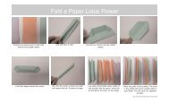 Fold a Paper Lotus Flower (.pdf) - Asian Art Museum | Education