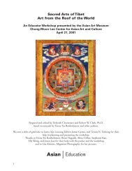 Sacred Arts of Tibet (.pdf) - Asian Art Museum | Education