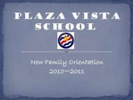Plaza Vista School K-8 - Irvine Unified School District