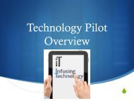 Technology Pilot Implementation - Caddo Parish School Board