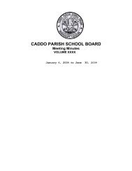 September 1 1999 - Caddo Parish School Board