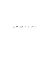 A Wild History - Good Reading Magazine