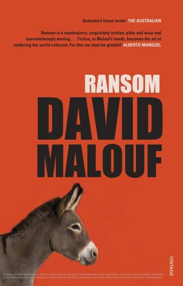 DAVID MALOUF RANSOM - Booktopia