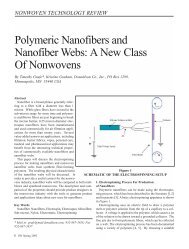 A Nonwoven Technology Review by - Journal of Engineered Fibers ...