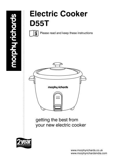 slow cooker instructions morphy richards