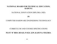 NID in Computer Hardware Technology - NBTE