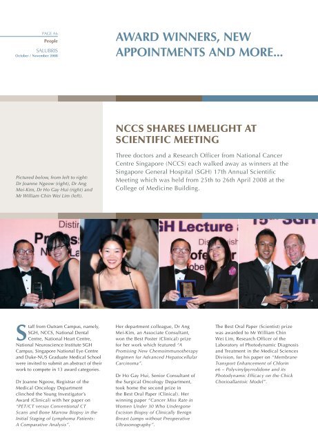 Public Version - National Cancer Centre Singapore