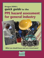 PPE hazard assessment for general industry quick ... - Oregon OSHA