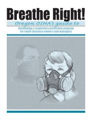 Breathe right! Oregon OSHA's guide to respiratory protection for ...