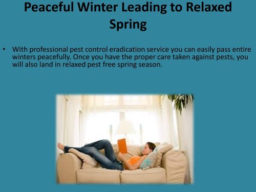 Tackling Winter Pests