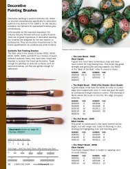 Decorative Painting Brushes - Richeson Art