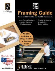 BEST Framing Guide - Richeson Art