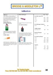 Adhesives, Gums & Resins - Russell and Chapple