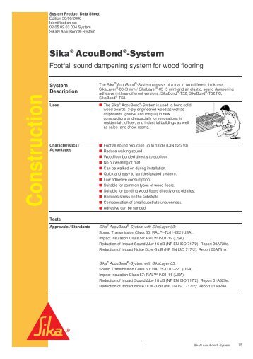 Sika Acoubond System - EPMS Supplies