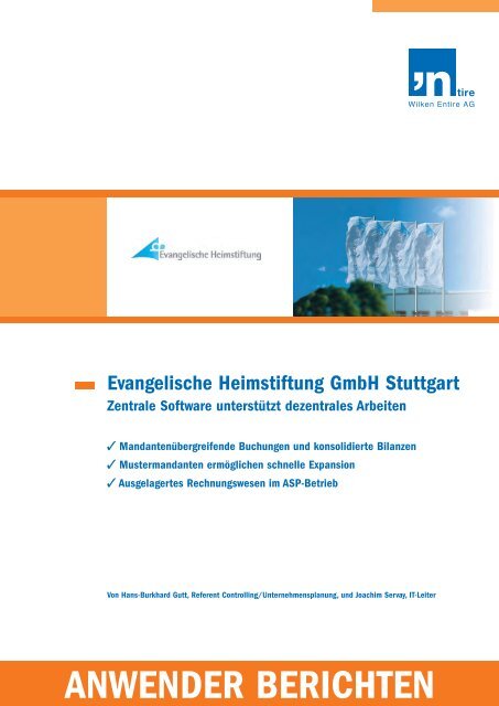 Evangelische Heimstiftung GmbH - Wilken Entire AG