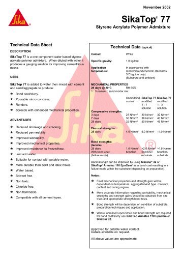 SikaTop 77 - EPMS Supplies