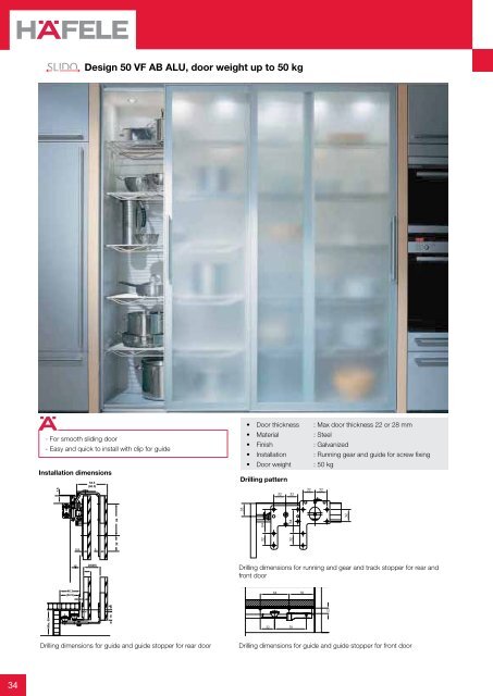 Sliding Door Solutions - Hafele