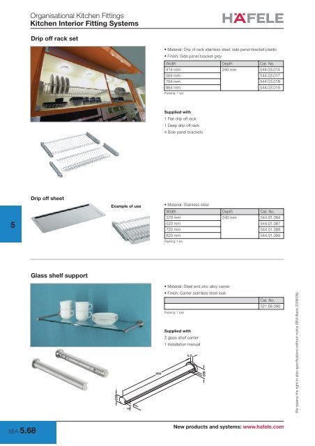 Kitchen Cabinet Fittings Accessories - anja vannu