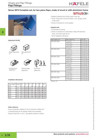 Flap Fittings - Hafele