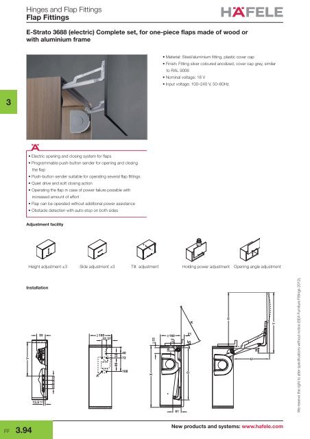 Flap Fittings - Hafele