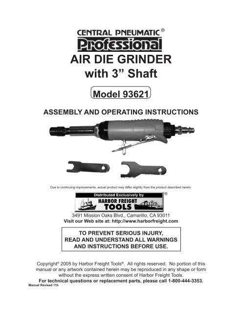 Harbor freight air die grinder deals