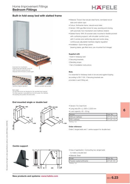 Home Improvement Fittings - Wardrobe fittings, Bedroom ... - Hafele