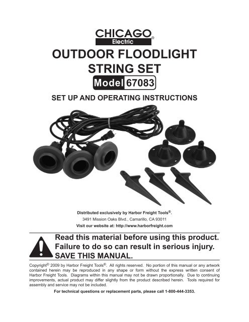 Outdoor Floodlight String Set Harbor Freight Tools - Outdoor Flood Light String Set Outdoor Floodlight String Set Harbor Freight Tools - Outdoor Flood Light String Set