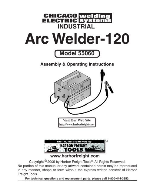 Arc Welder-120 - Harbor Freight Tools VU Meter Circuit Diagram Yumpu