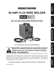 90 AMP FLUX WIRE WELdER - Harbor Freight Tools
