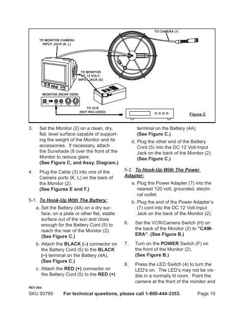 VIDEO INSPECTION SYSTEM - Harbor Freight Tools