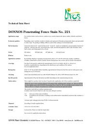 DONNOS Penetrating Fence Stain No. 221