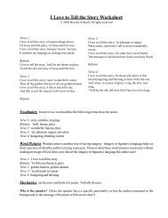 I Love to Tell the Story Worksheet - Love to Learn Place