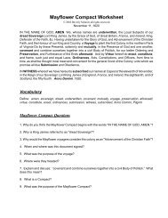 Mayflower Compact Worksheet - Love to Learn Place