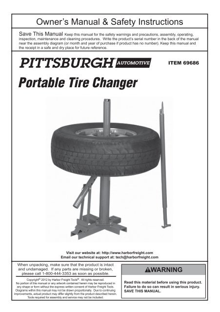 Tire slide 2024 hammer harbor freight