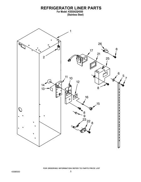 Freezer Liner Parts For M