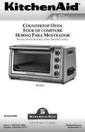 countertop oven four de comptoir horno para mostrador - KitchenAid