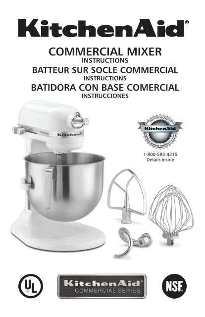 kitchenaid mixer instructions