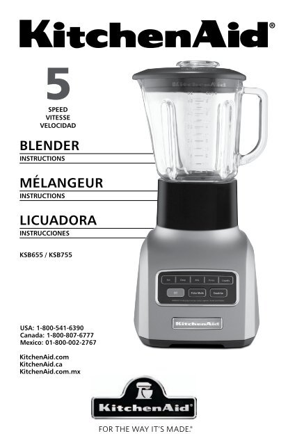 Licuadora KitchenAid 5 velocidades