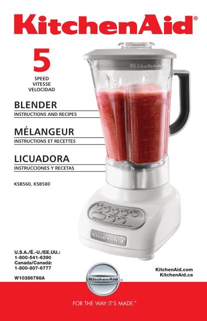 BLENDER MA LaNGEuR LIcuaDoRa KitchenAid