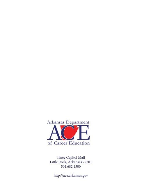 VISION 2020 booklet with cover.indd - Arkansas Department of ...