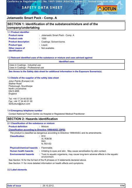 Msds Jotamastic 80 A Jotun PDF Toxicity Ventilation 59 OFF msds-jotamastic-80-a-jotun-pdf-toxicity-ventilation-59-off