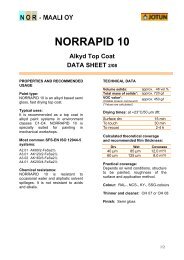 NORRAPID 10 Alkyd Top Coat