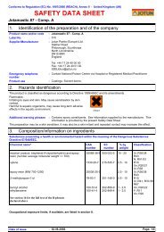 SAFETY DATA SHEET