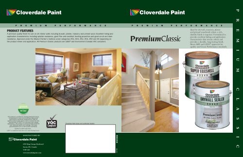 PREMIUM CLASSIC - Cloverdale Paint