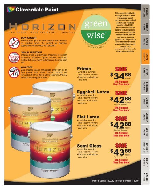 paint & stain sale! - Cloverdale Paint