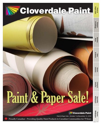 Paint & Paper Sale - Cloverdale Paint